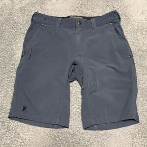 Chrome Industries Union Shorts Mens 34 Blue Performance MTB Cycling Lined